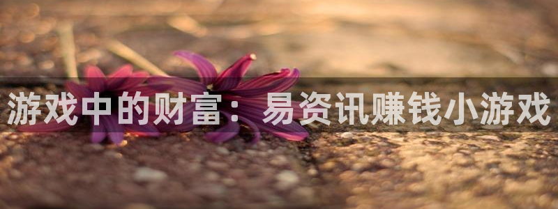 高德娱乐网址官网：游戏中的财富：易资讯赚钱小游戏