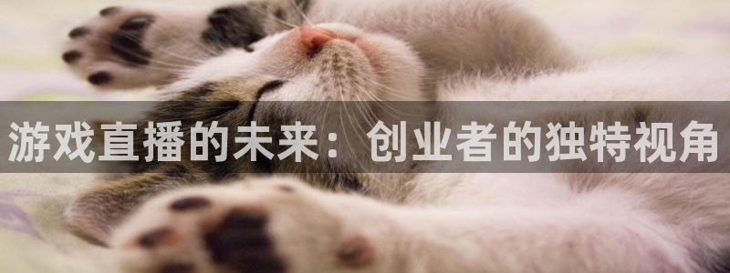 高德娱乐网页版地址：游戏直播的未来：创业者的独特视角